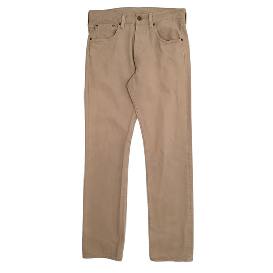 Mens Beige Levis 501 JeansW29 L32