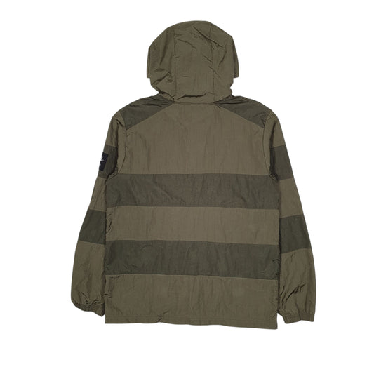 Mens Green Nike Half Zip Pullover Coat