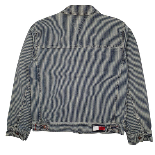 Womens Blue Tommy Hilfiger Vintage 00s Chore Hickory Coat