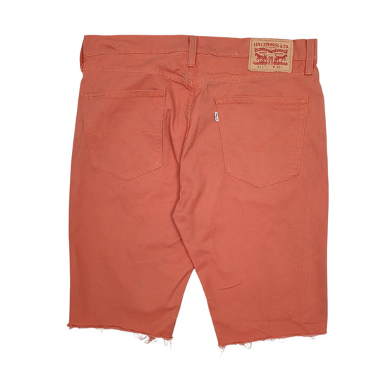 Mens Orange Levis Shorts