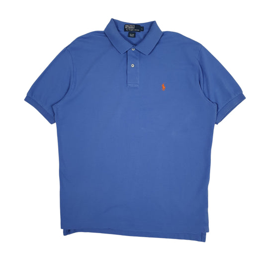Mens Blue Polo Ralph Lauren Short Sleeve Polo Shirt