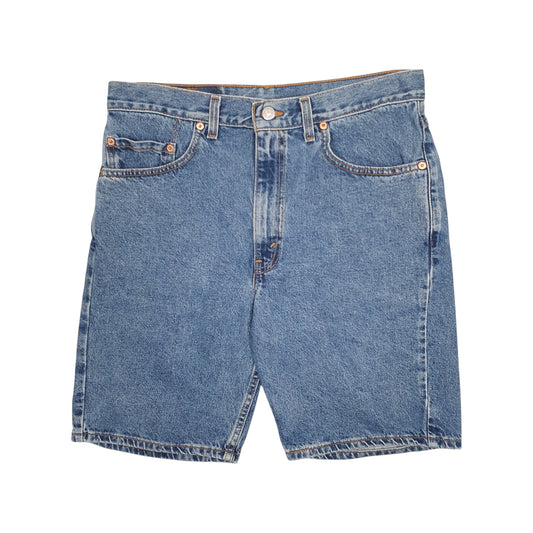 Mens Blue Levis 505 Vintage 90s Made In USA Denim Shorts
