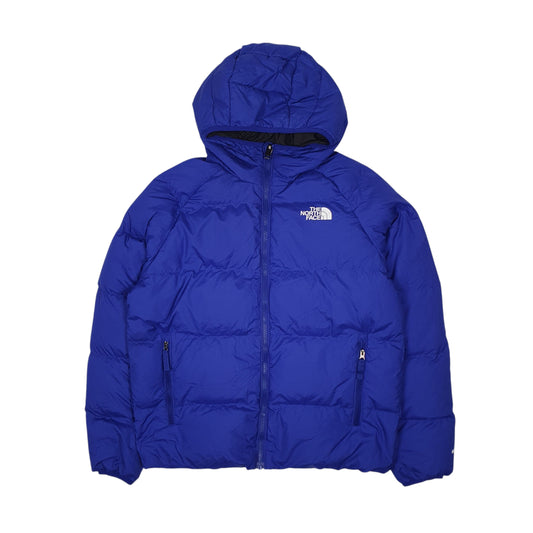 Mens Blue The North Face Nuptse Hooded Reversible Coat