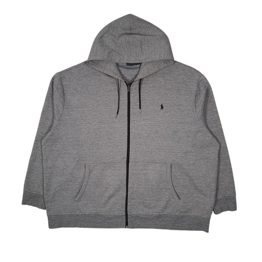 Mens Grey Polo Ralph Lauren Hoodie Full Zip Jumper
