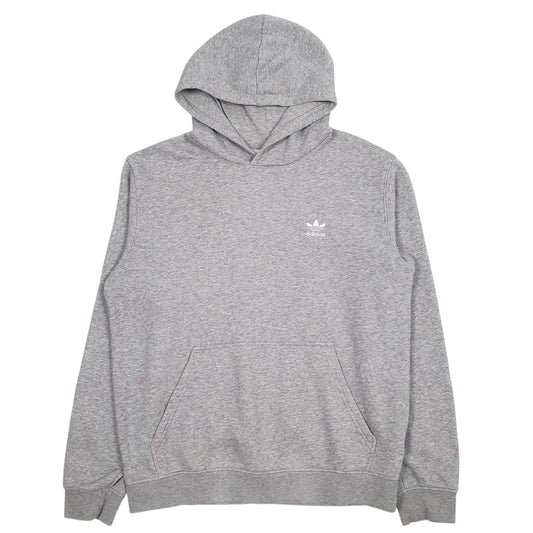 Mens Grey Adidas Hoodie Jumper