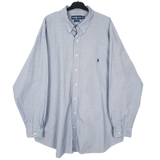 Mens Blue Ralph Lauren Long Sleeve Shirt