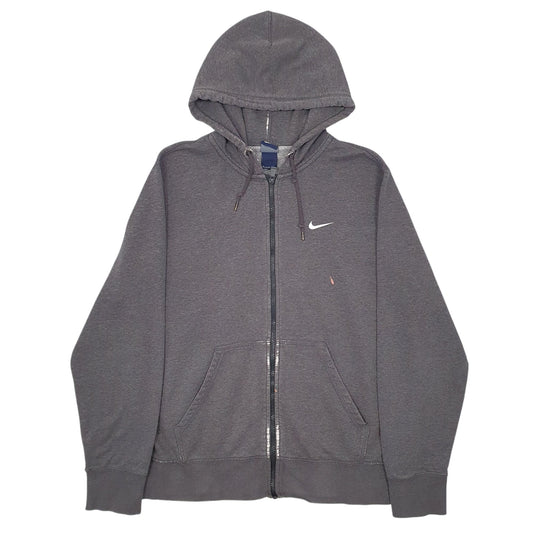 Mens Grey Nike Full Zip Jumper