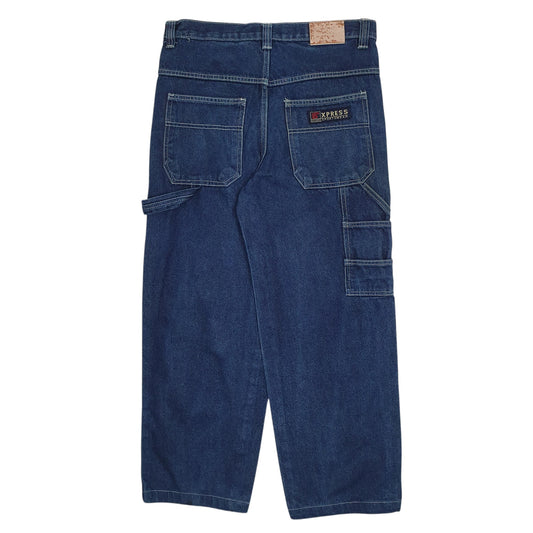 Mens Blue Express Sportswear Baggy Jeans