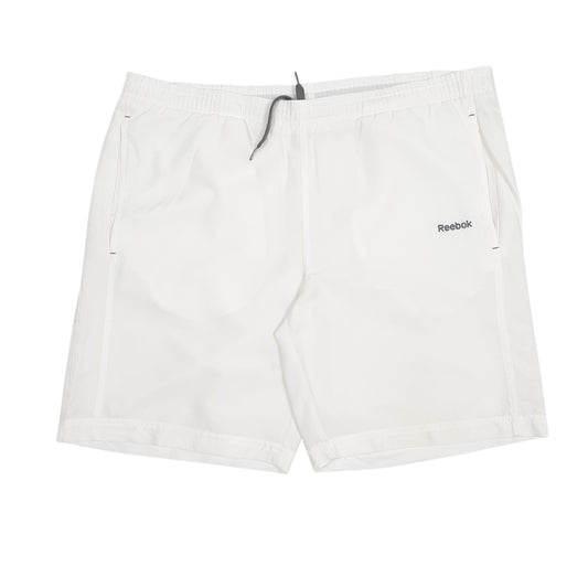 Mens White Reebok Sport Shorts