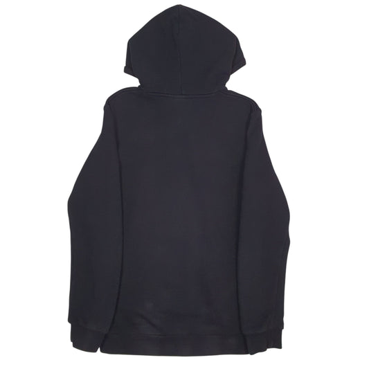 Mens Black Adidas Spellout Hoodie Jumper