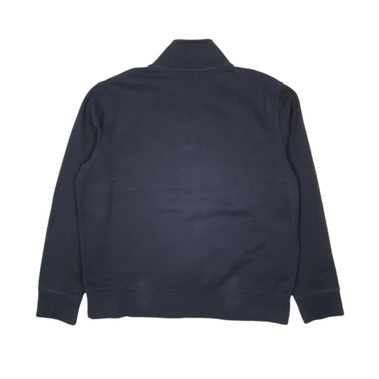 Mens Navy Nautica Quarter Zip Jumper