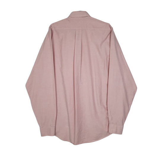 Mens Pink L.L.Bean Vintage 90s Made In USA Shirt