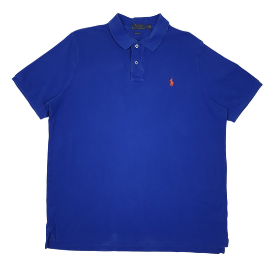 Mens Blue Polo Ralph Lauren Short Sleeve Polo Shirt