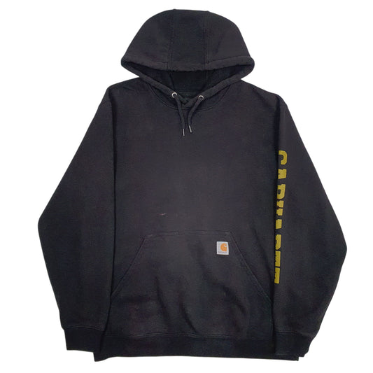 Mens Black Carhartt Hoodie Jumper