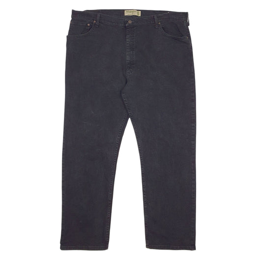 Mens Black Wrangler Casual JeansW42 L30