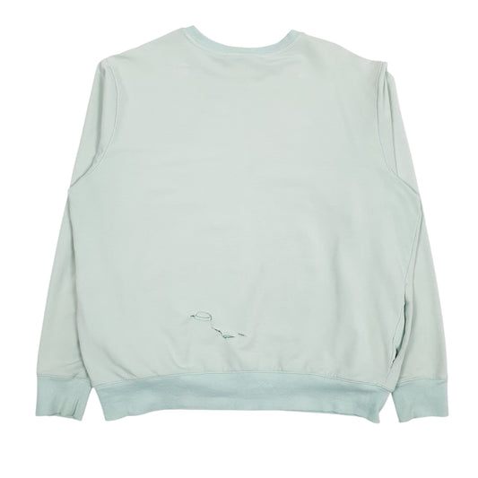 Womens Green Fila Crewneck Jumper