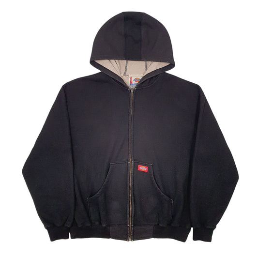 Mens Black Dickies Full Zip Jumper