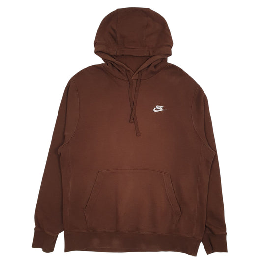Mens Brown Nike Hoodie Jumper