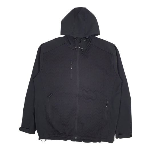 Mens Black James Harvest Activewear Coat