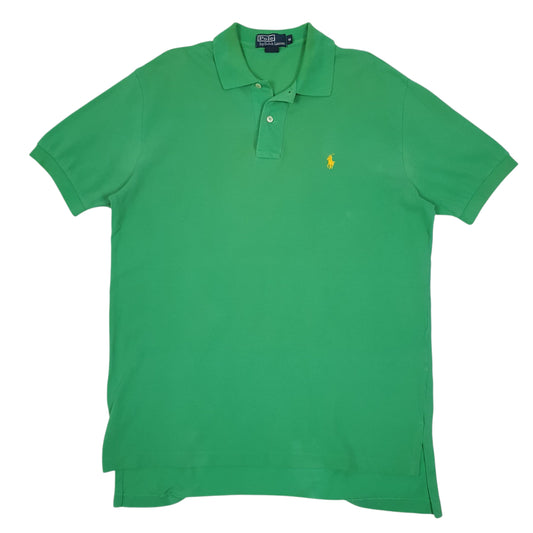 Mens Green Polo Ralph Lauren Short Sleeve Polo Shirt