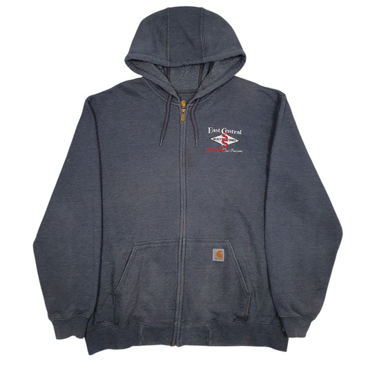 Mens Blue Carhartt Full Zip Jumper