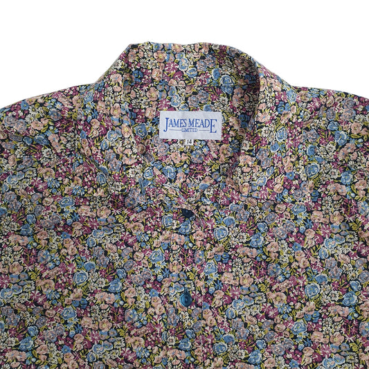 Womens Blue James Meade Full Zip Shirt