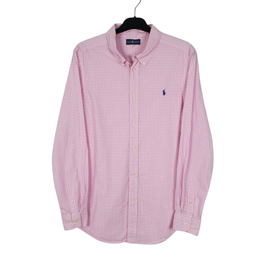 Mens Pink Ralph Lauren Long Sleeve Shirt