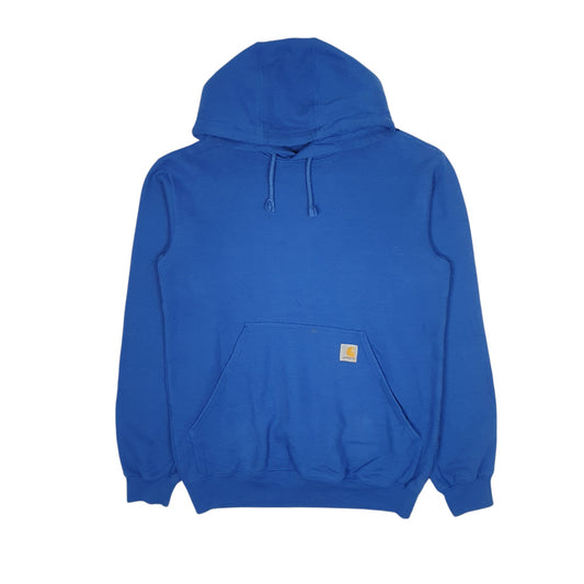 Mens Blue Carhartt Hoodie Jumper