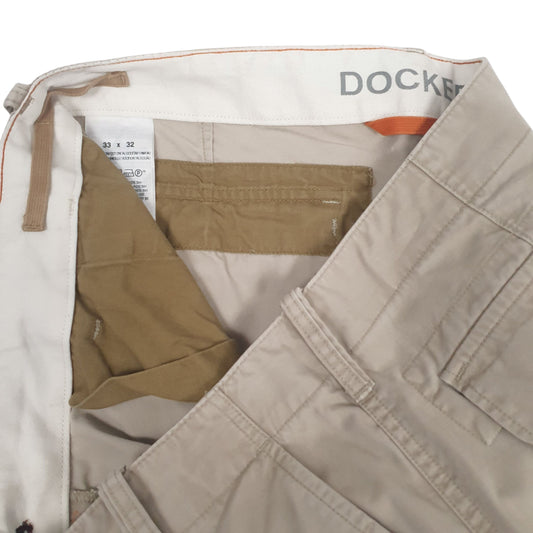 Mens Beige Dockers Trousers
