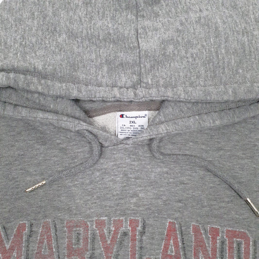 Mens Grey Champion Hoodie Jumper