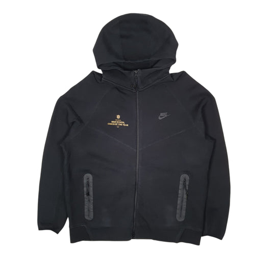 Mens Black Nike Hoodie NFL Coach Full Zip Jumper