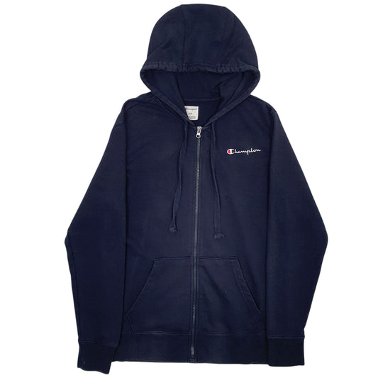 Mens Navy Champion Full Zip Jumper