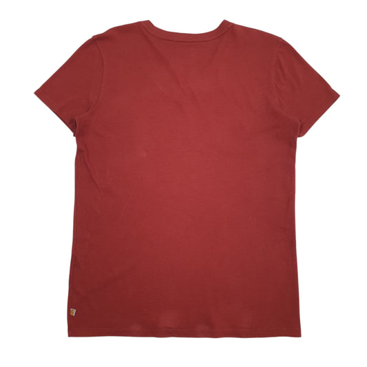 Womens Red Carhartt T Shirt