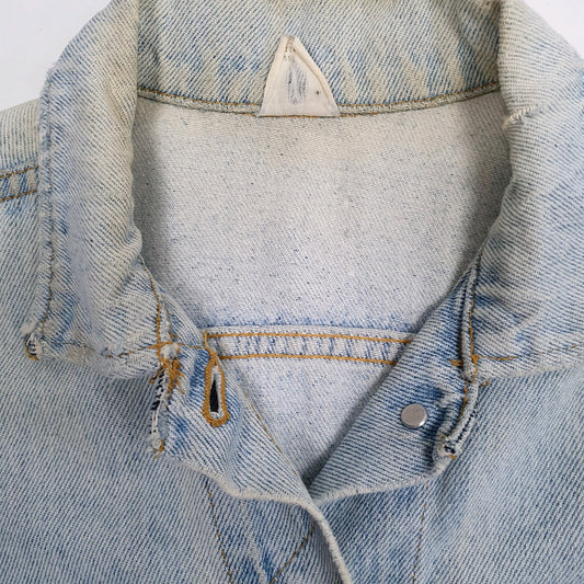 Womens Blue Lee Riders Vintage 90s Coat