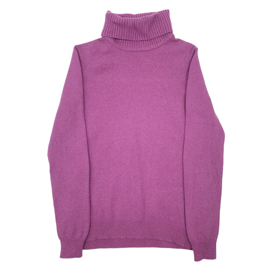 Womens Purple WoolOver Turtle Neck Jumper