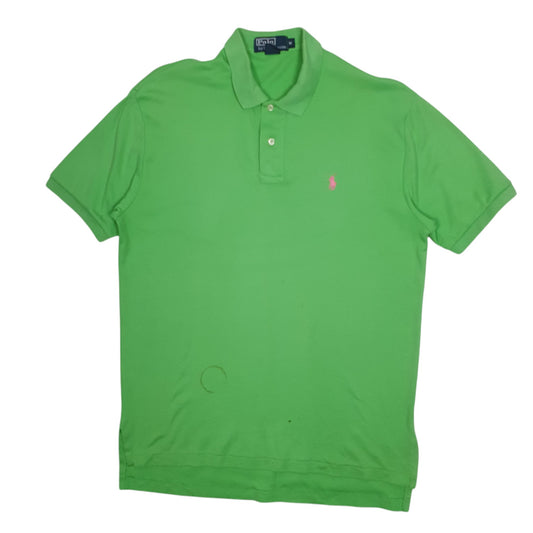Mens Green Polo Ralph Lauren Short Sleeve Polo Shirt