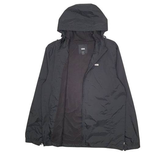 Mens Black Vans Hoodie Coat