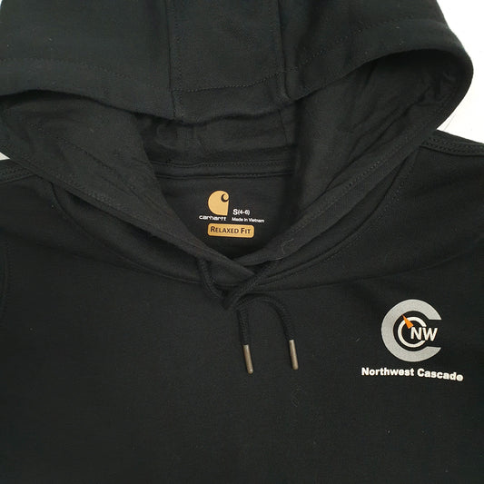 Womens Black Carhartt Hoodie Jumper