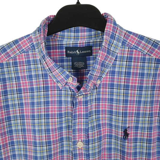 Mens Blue Ralph Lauren Shirt