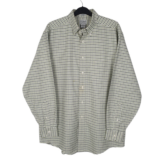 Mens Green L.L.Bean Long Sleeve Shirt