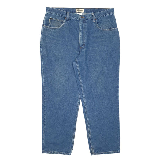 Mens Blue L.L.Bean Relaxed JeansW37 L29