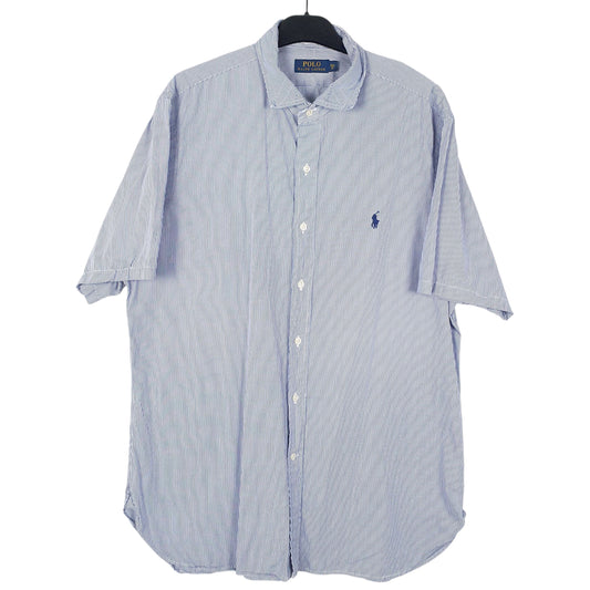 Mens Blue Ralph Lauren Short Sleeve Shirt