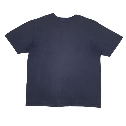 Mens Navy Carhartt Henley T Shirt