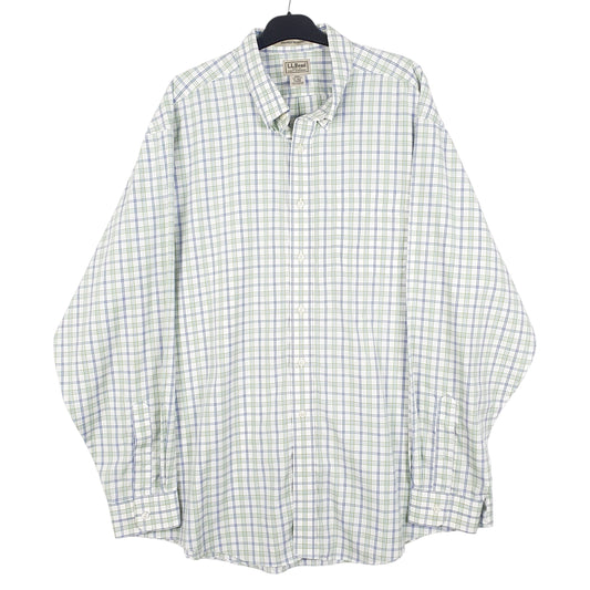 Mens Green L.L.Bean Long Sleeve Shirt