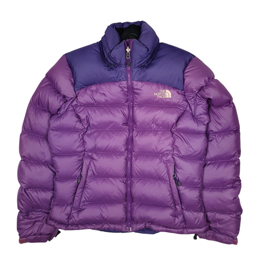 Womens Purple The North Face Nuptse Coat