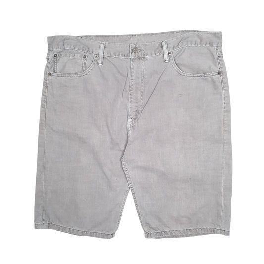 Mens Grey Levis 508 Slim Fit Denim Shorts