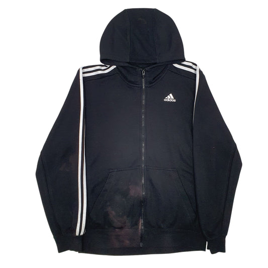 Mens Black Adidas Climalite Full Zip Jumper
