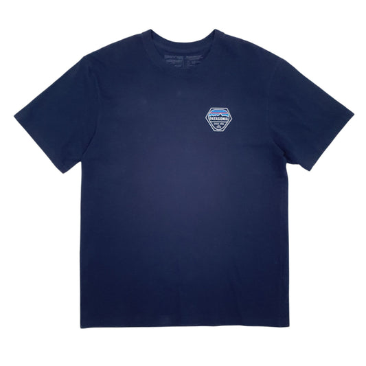 Mens Navy Patagonia Short Sleeve T Shirt