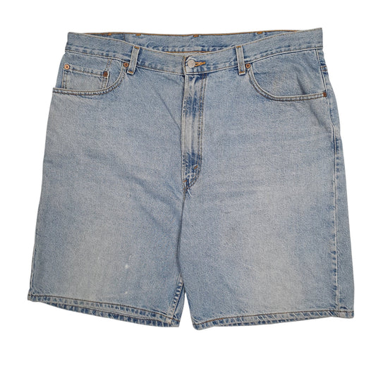 Mens Blue Levis 550 Denim Shorts