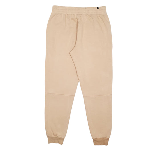 Mens Beige Puma Elasticated Waist Trousers